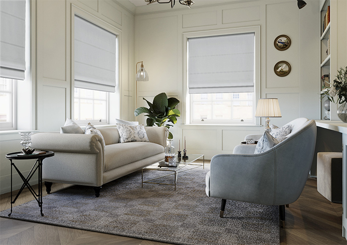Windermere, Silver - Roman Blind - Image 6